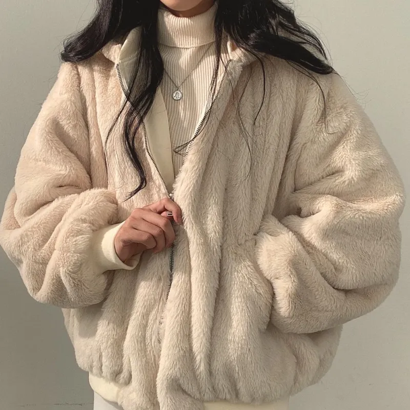 Image of Double-Layer Thicken Hooded Parka