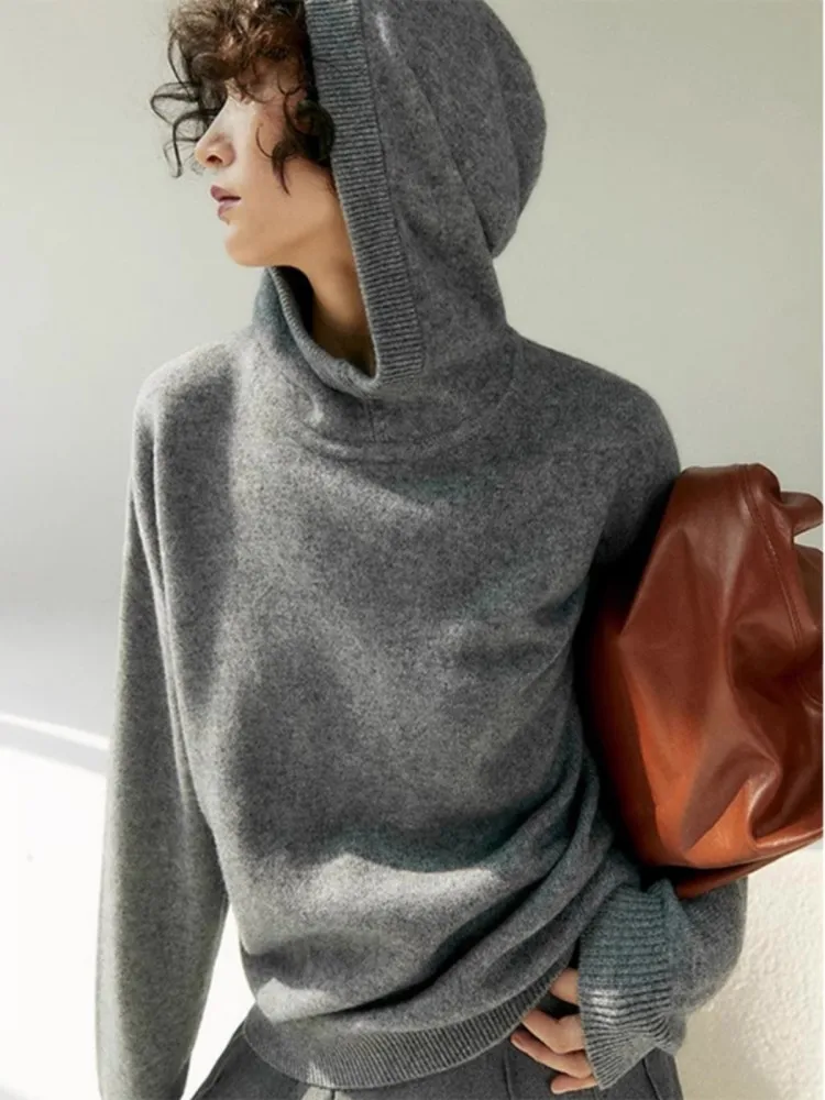 Image of Base Knit Sweater Hoodies