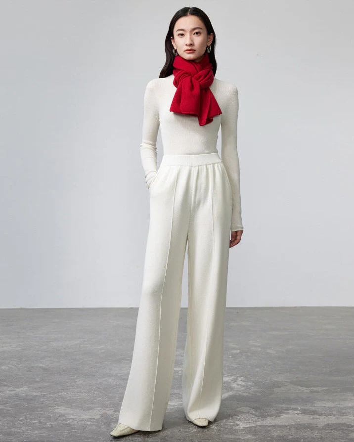 Image of Machine Washable Wool Cotton Lounge Pants