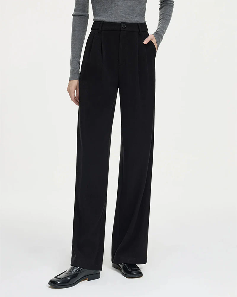 Image of Commuter Straight Knitted Pants