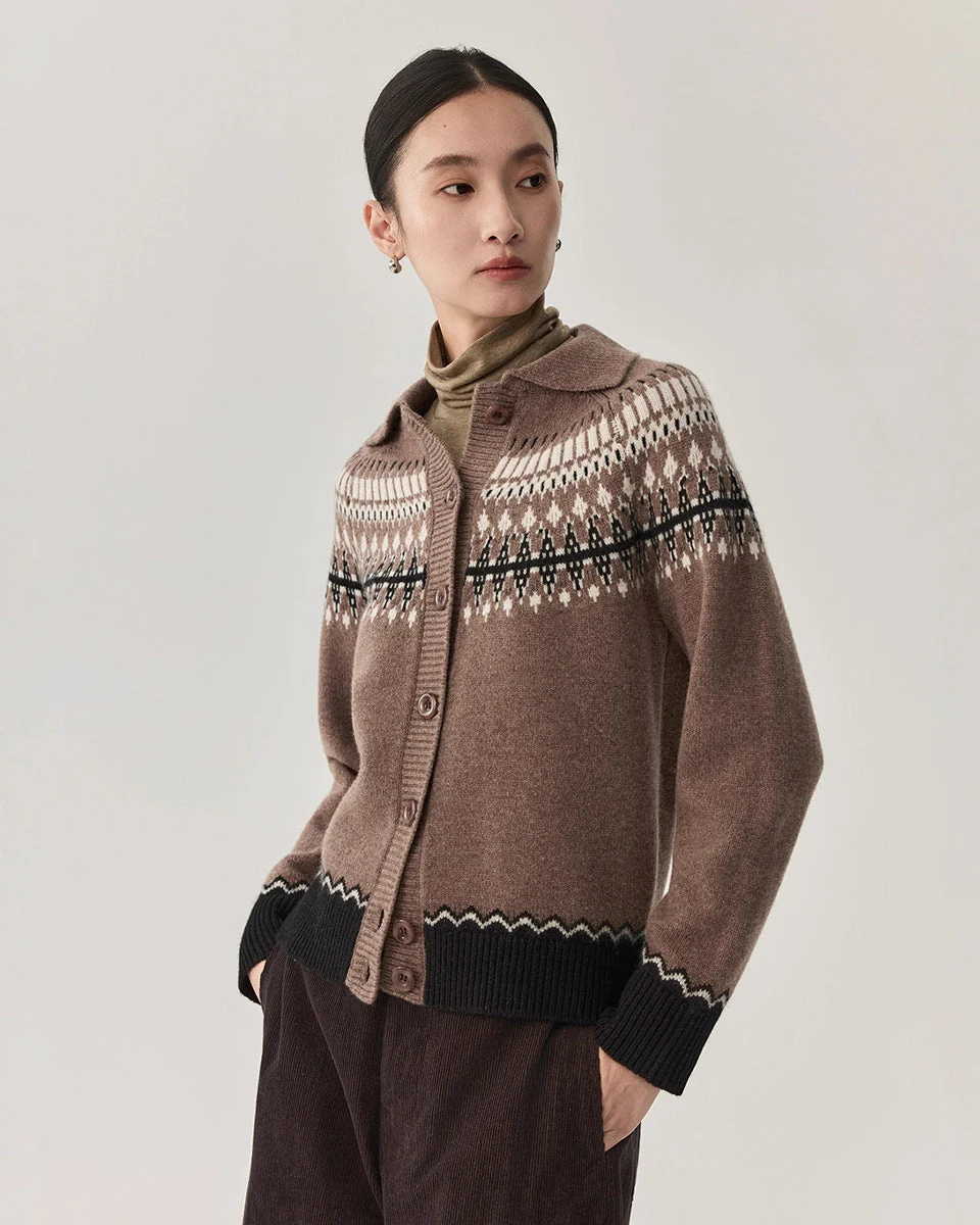 Image of Sheep Wool Cardigan Sweater