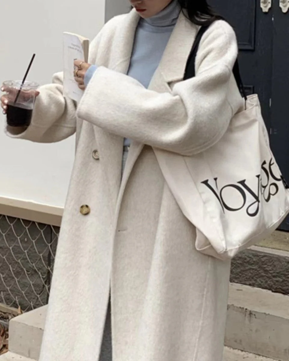 Image of Long-Haired Baby Camel Wool Coat