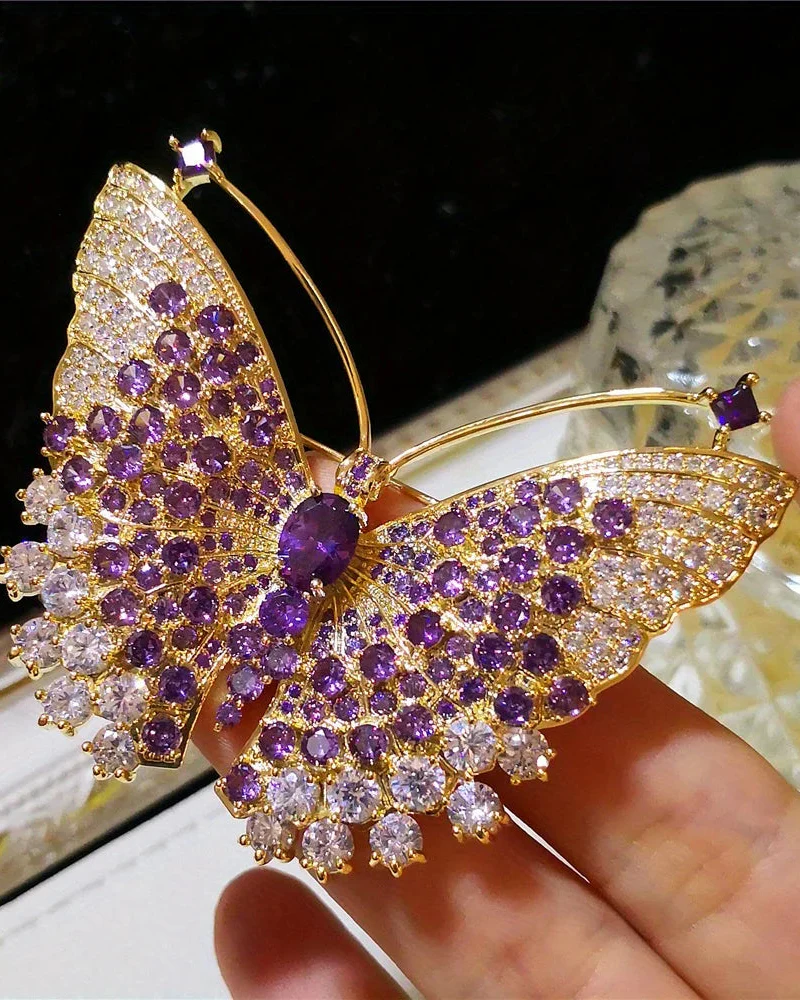 Image of Exquisite New Butterfly-Shaped Brooch