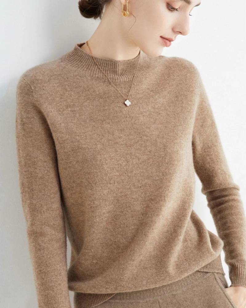 Image of Merino Wool Turtleneck Jumper