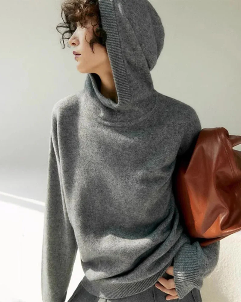 Image of Base Knit Sweater Hoodies