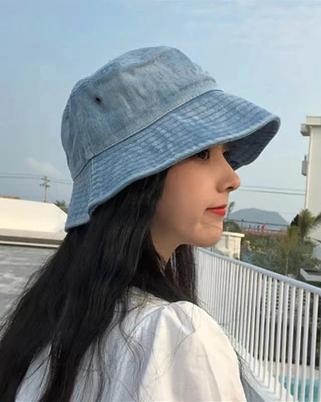 Image of Woven Bucket Hat Unisex Sun Protection