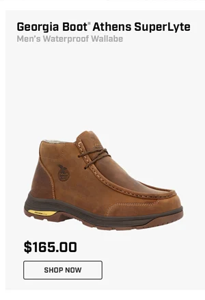 Men's Soft Toe Waterproof Wallabe #GB00646