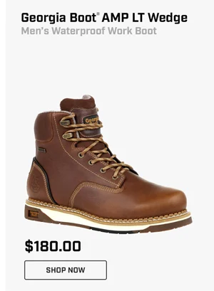 Men's Wedge Lacer Waterproof Boot #GB00350