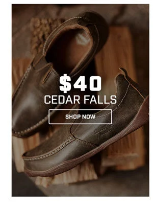 $40 Cedar Falls Shoe