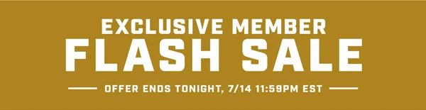 Flash Sale Ends Tonight