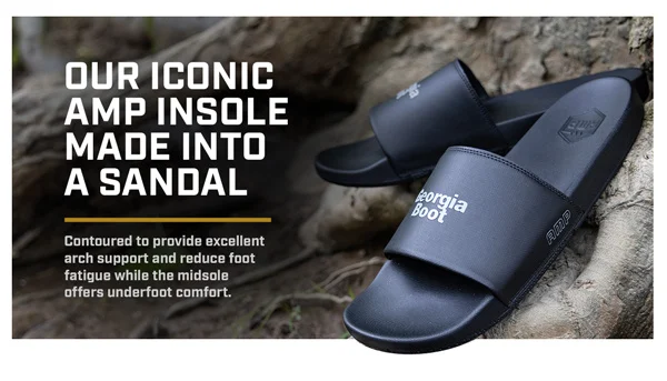 Our iconic AMP Insole Made Into a Sandal