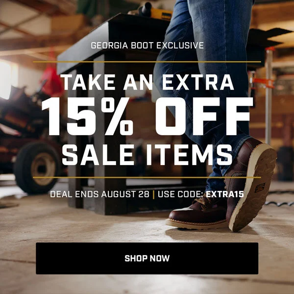 Take an Extra 15% Off Sale Items WITH code EXTRA15