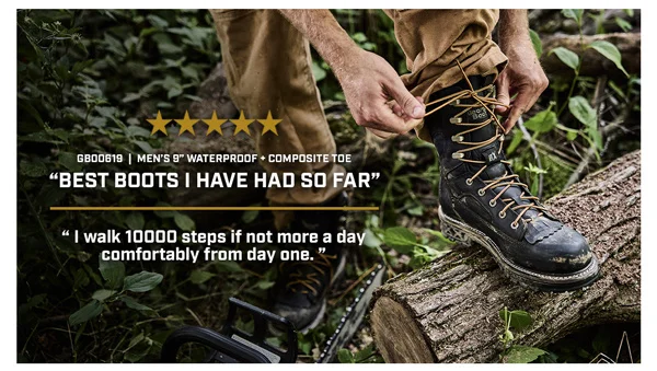 5-Star Review "Best Boots I Have Had So Far" GB00619