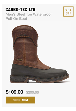 Carbo-Tex LTR Steel Toe Waterproof Work Boot - $109
