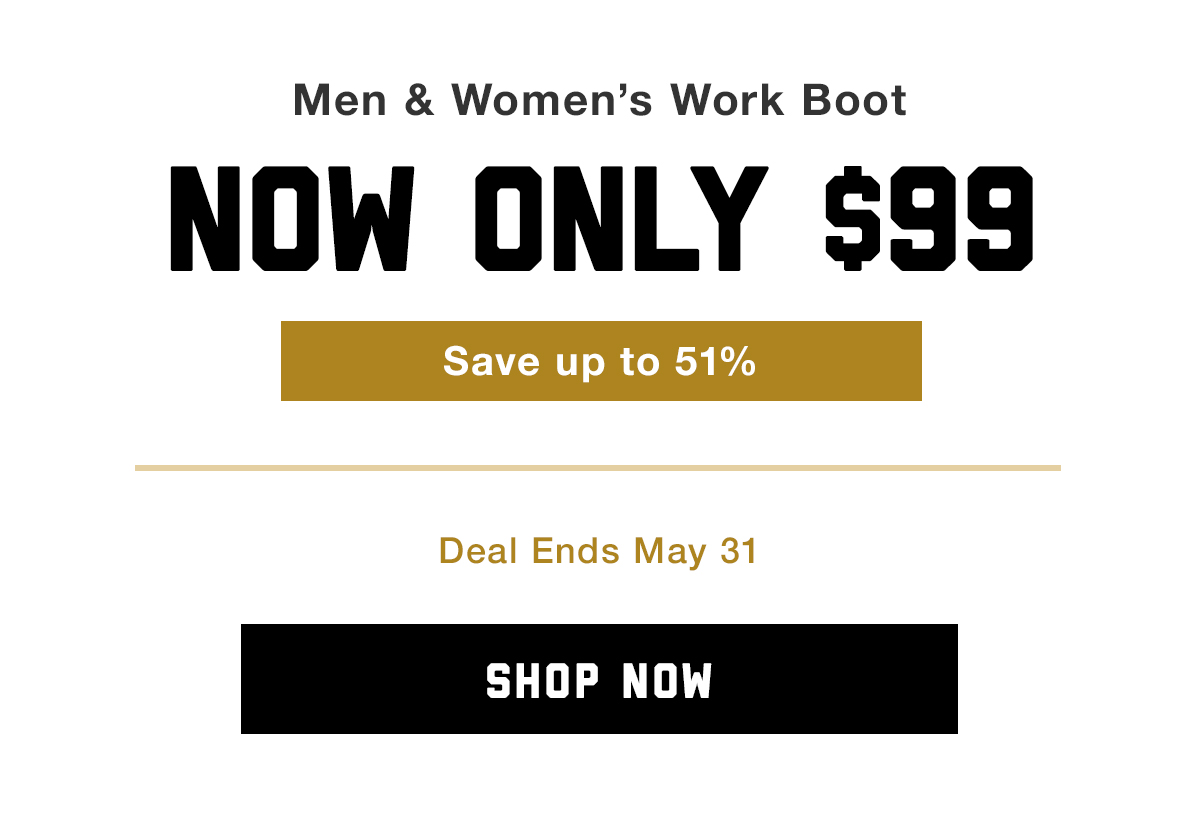 $99 Waterproof Work Boots for Men & Women