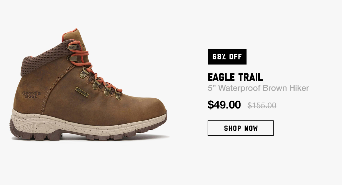 Eagle Trail Brown Hiker - $49