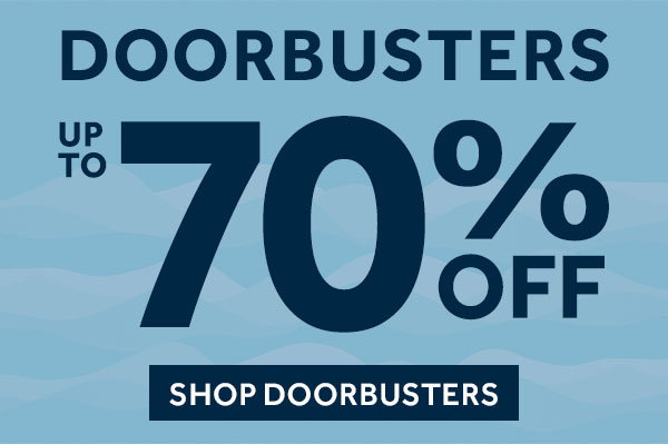 Doorbustrs up to 70% off