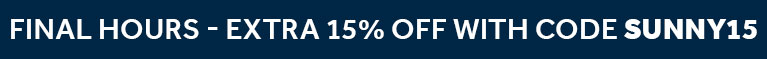 Final Hours for Extra 15% Off with Code Sunny15