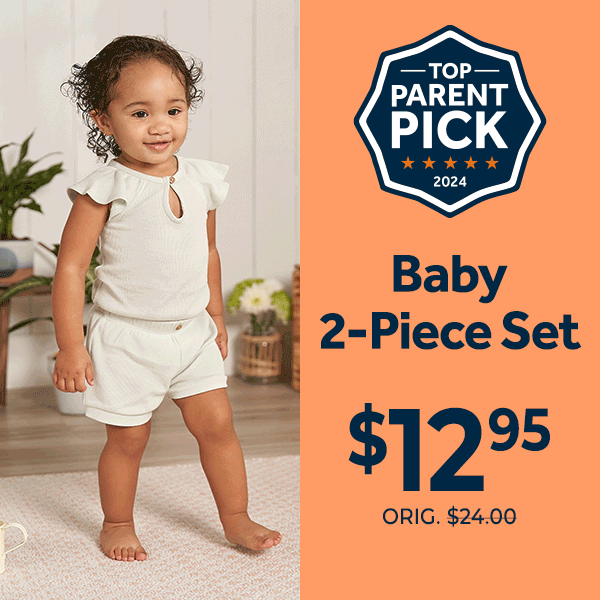 Baby 2-Piece Sets for $15.95