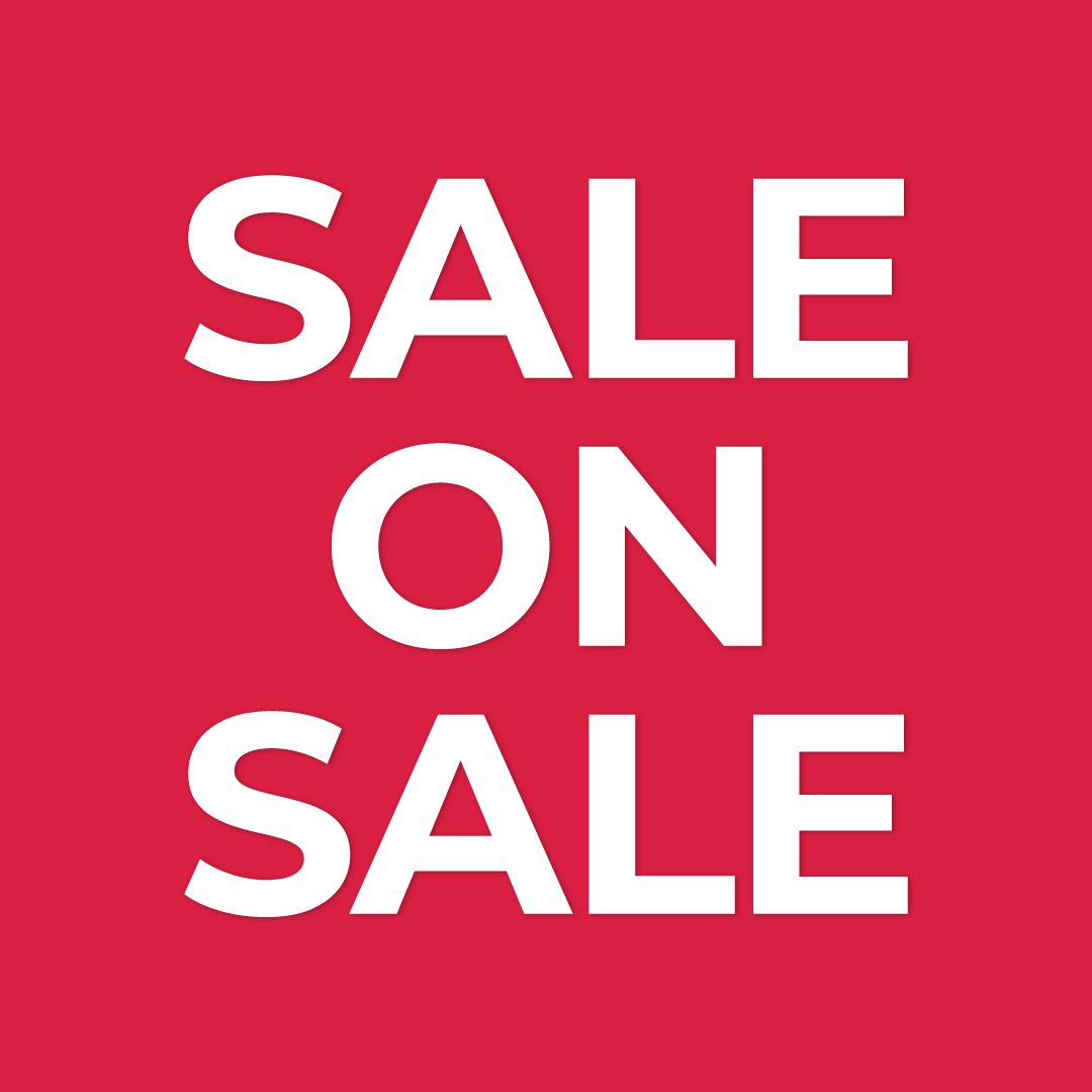 Sale on Sale - up to 60% off + Extra 20% off