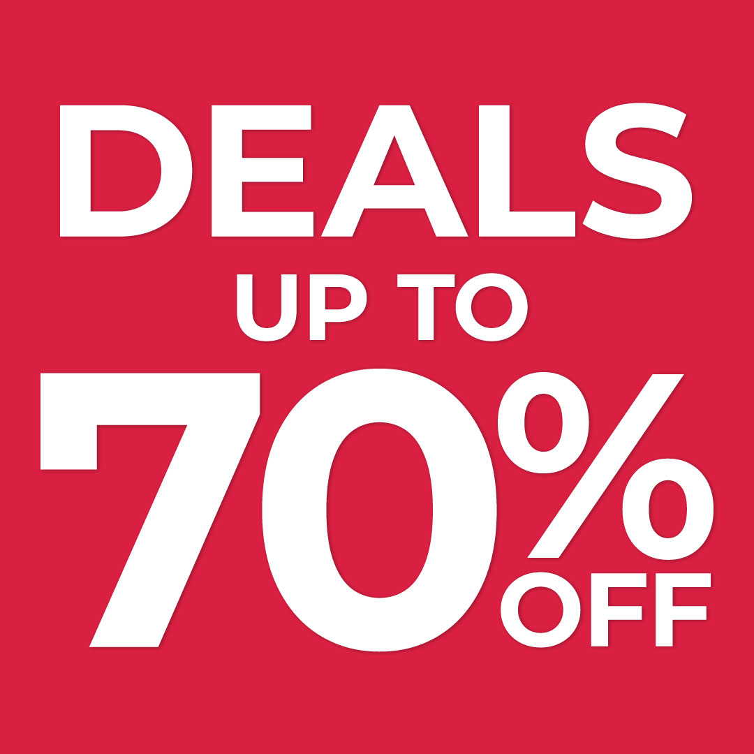 DEALS up to 70% off
