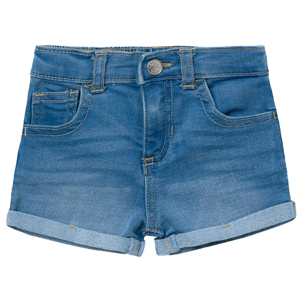 Baby & Toddler Neutral Light Wash Cuffed Denim Shorts