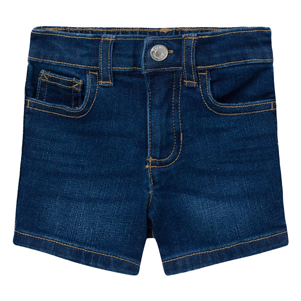 Infant & Toddler Neutral Dark Wash Denim Shorts