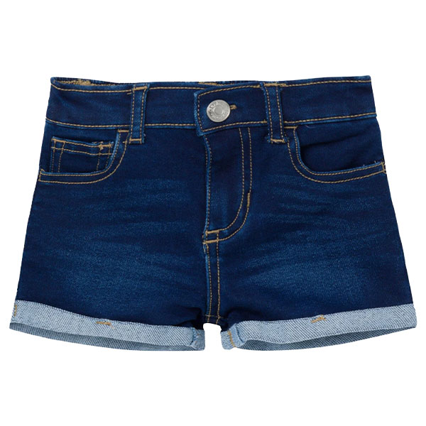 Baby & Toddler Neutral Dark Wash Cuffed Denim Shorts