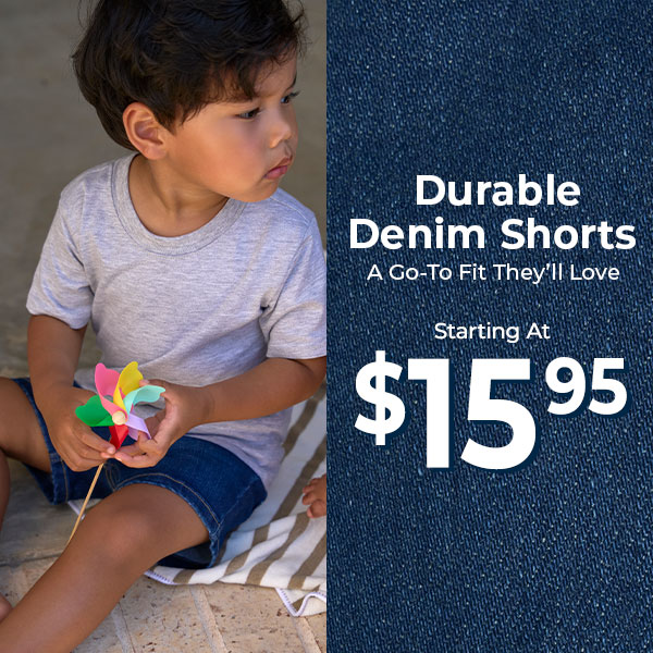 Go-To Denim Shorts Starting at $15.95