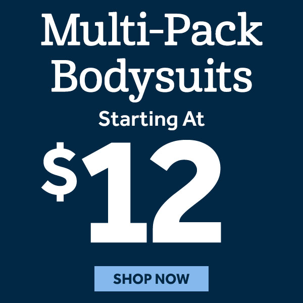 Multi-Pack Bodysuits Starting at $12