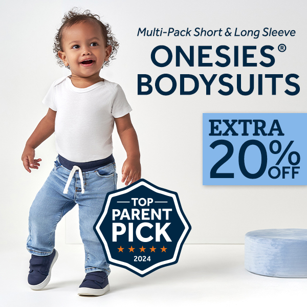 5-Pack Short Sleeve Onesies® Bodysuits