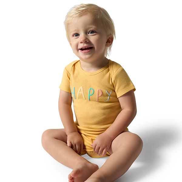8-Pack Baby Neutral Fun Fun Fun Short Sleeve Onesies® Bodysuits