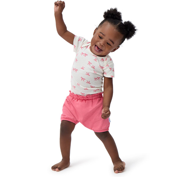 8-Pack Baby Girls Berry Happy Short Sleeve Onesies® Bodysuits