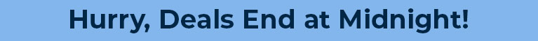 Hurry, Deals End at Midnight! Warehouse Sale Extra 20% off + Free Shipping