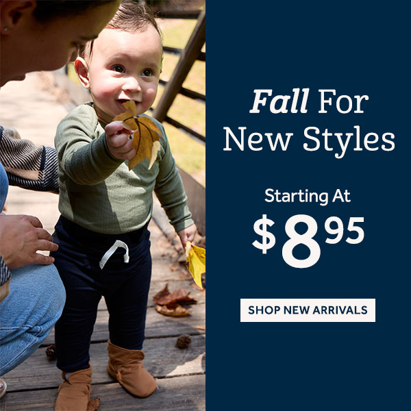 Fall For New Styles Starting at $8.95