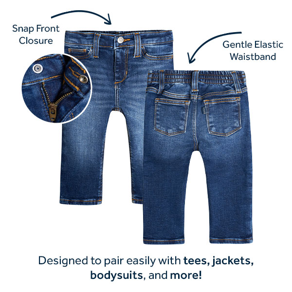 Designed to pair easily with tees, jackets, bodysuits and more!
