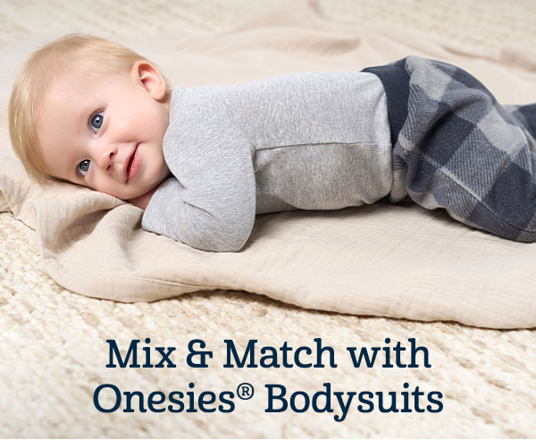 Mix and Match with Onesies® Bodysuits
