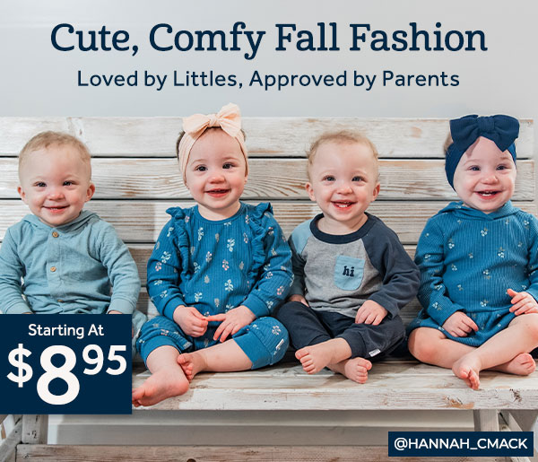 Cute, Comfy Fall Fashion Loved by Littles. Approved by Parents.