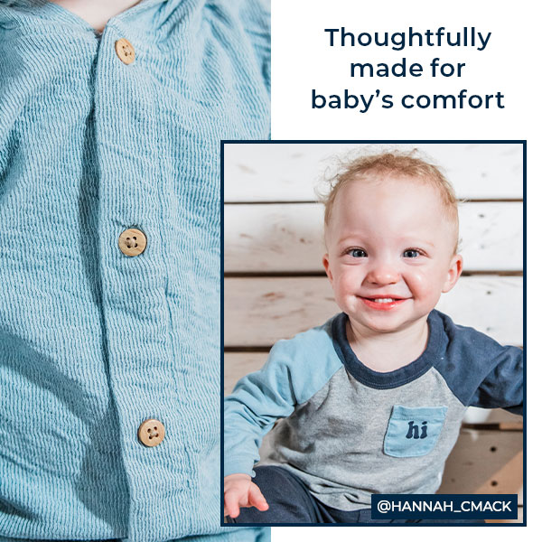 Thoughtfully made for baby's comfort