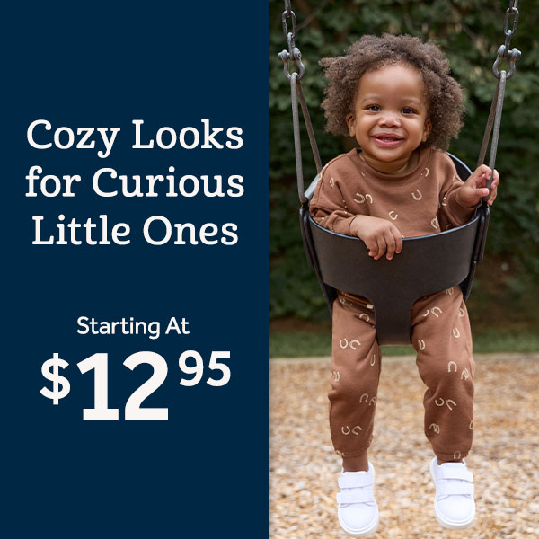 Cozy Looks For Curios Little Ones From $12.95