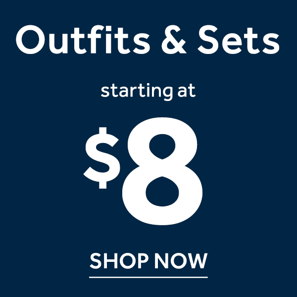 Outfits & Sets starting at $8
