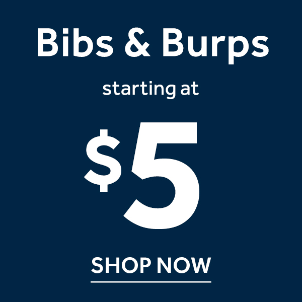 Bibs & Burps starting at $5