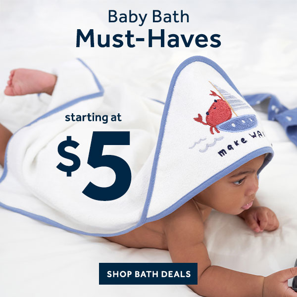 Baby Bath Must-Haves Starting at $5