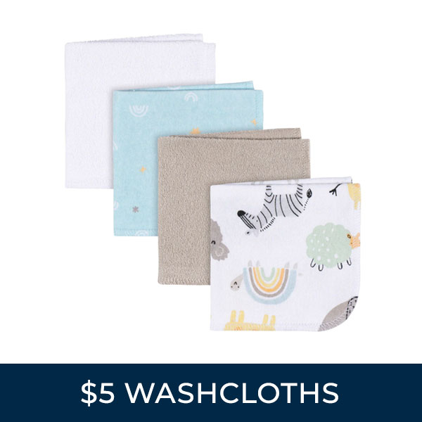 $5 Washcloths