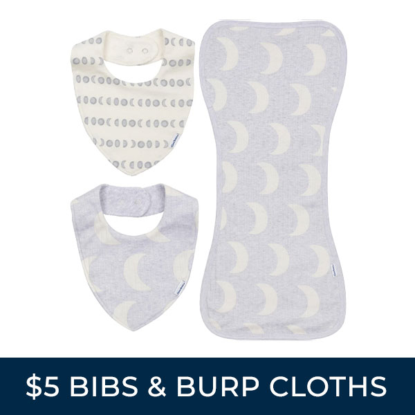 $5 Bibs & Burps Cloths