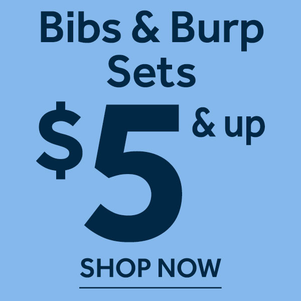 Bibs & Burpcloths Sets $5 & up
