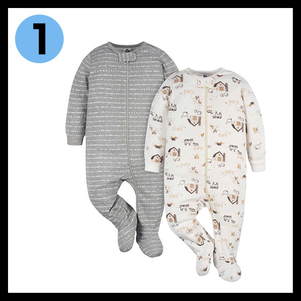 2-Pack Baby Neutral Farming Sleep 'N Plays