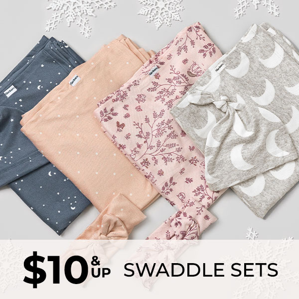 2-Piece Baby Boys Stars & Moon Swaddle and Cap Set