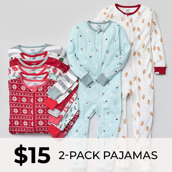 $15 2-pack pajamas