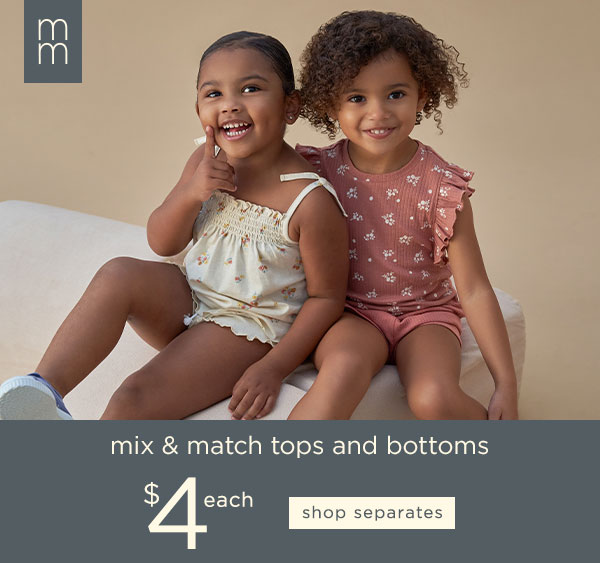 mix & match tops and bottoms $4 each - shop separates